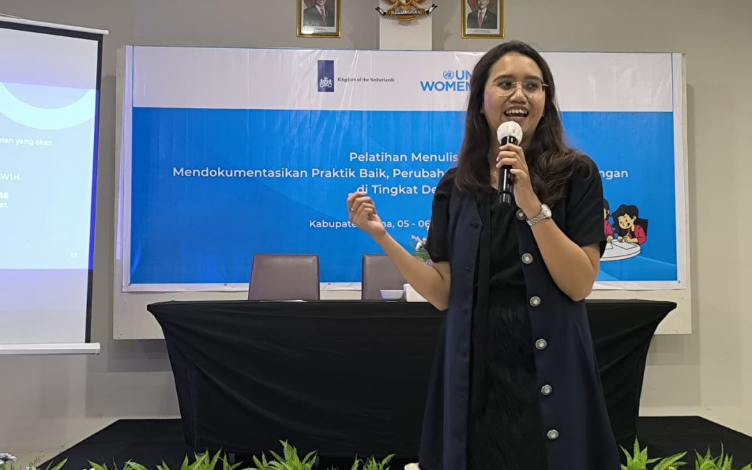 La Rimpu terlibat dalam Lokakarya Menulis dari UN Women: Suarakan Praktik Baik dan Kisah Perubahan dari Desa Damai di Bima